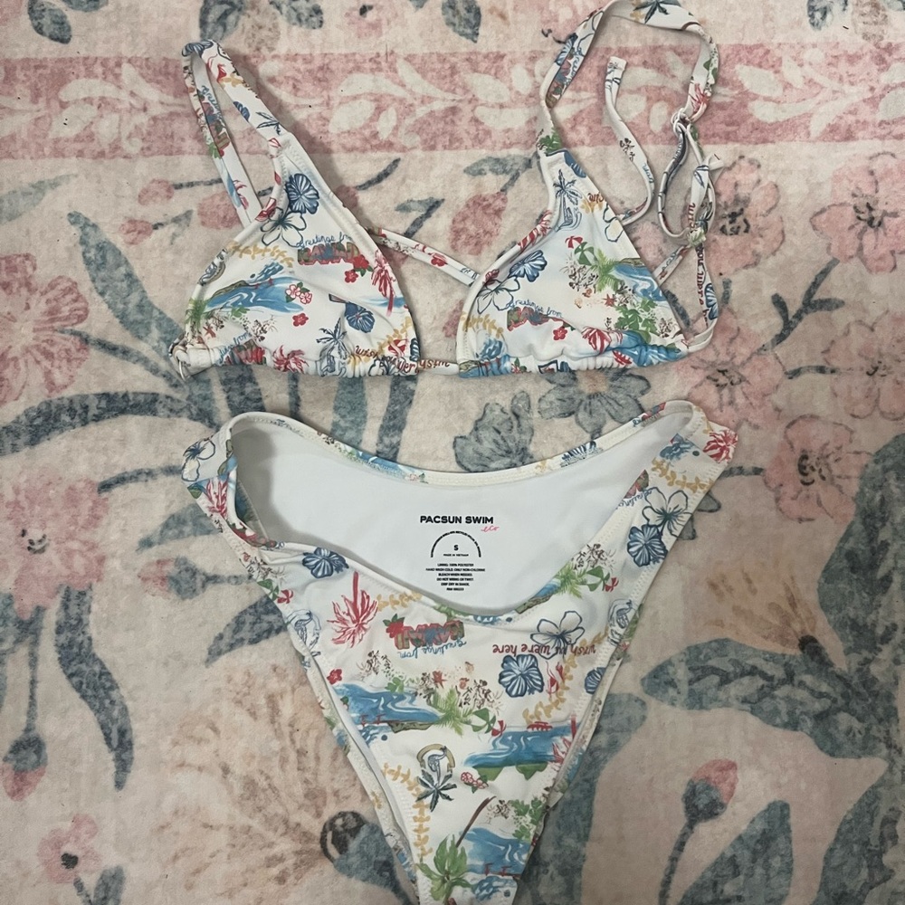 PacSun Swim Hawaii Bikini Set
